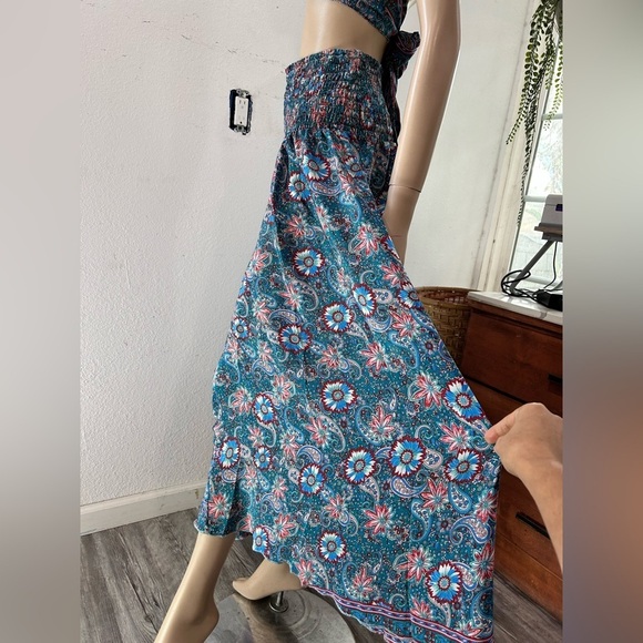 Bold & Beautiful silk pants & top floral print - Picture 4 of 16